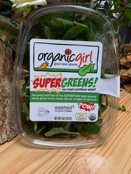 SUPERGREENS!  fresh salad blend - organicgirl produce