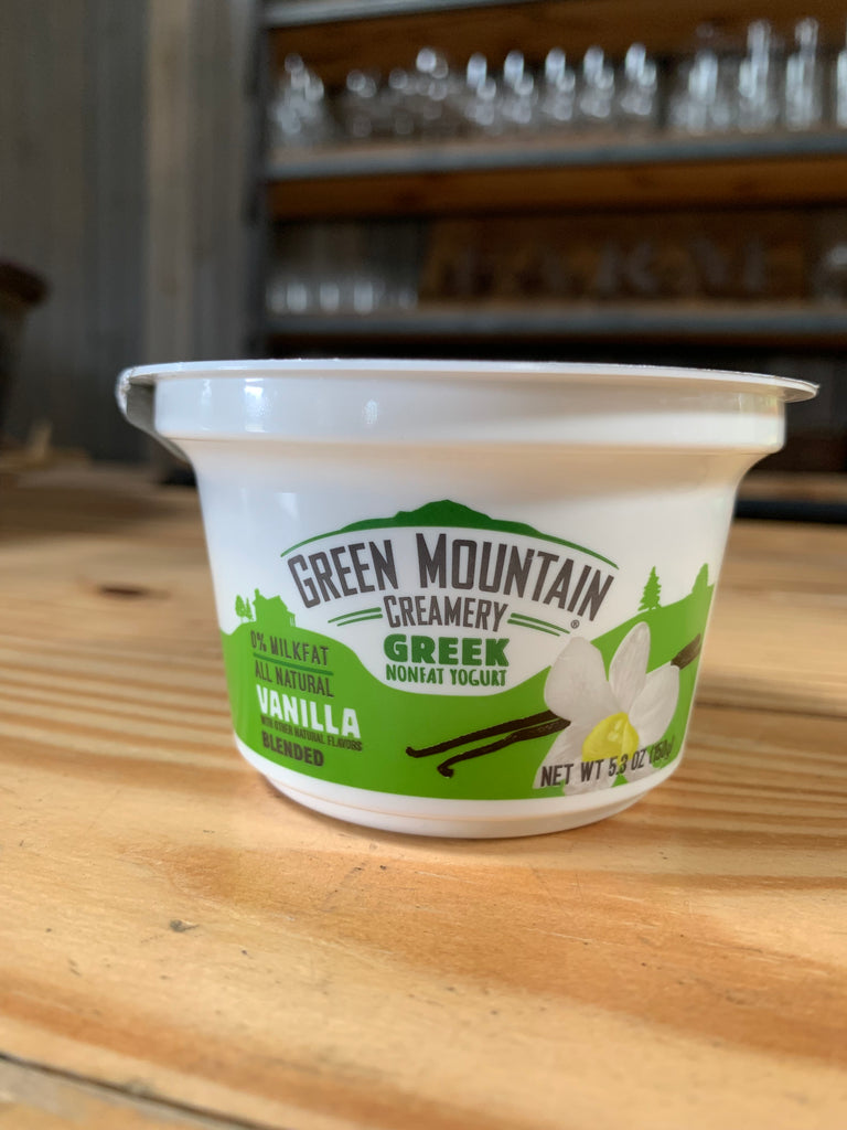 Dairy, Green Mountain Creamery 0%  Greek Yogurt, Vanilla, 5.3oz
