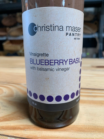 Dressing, Christina Maser Blueberry Basil Balsamic vinaigrette, 12oz