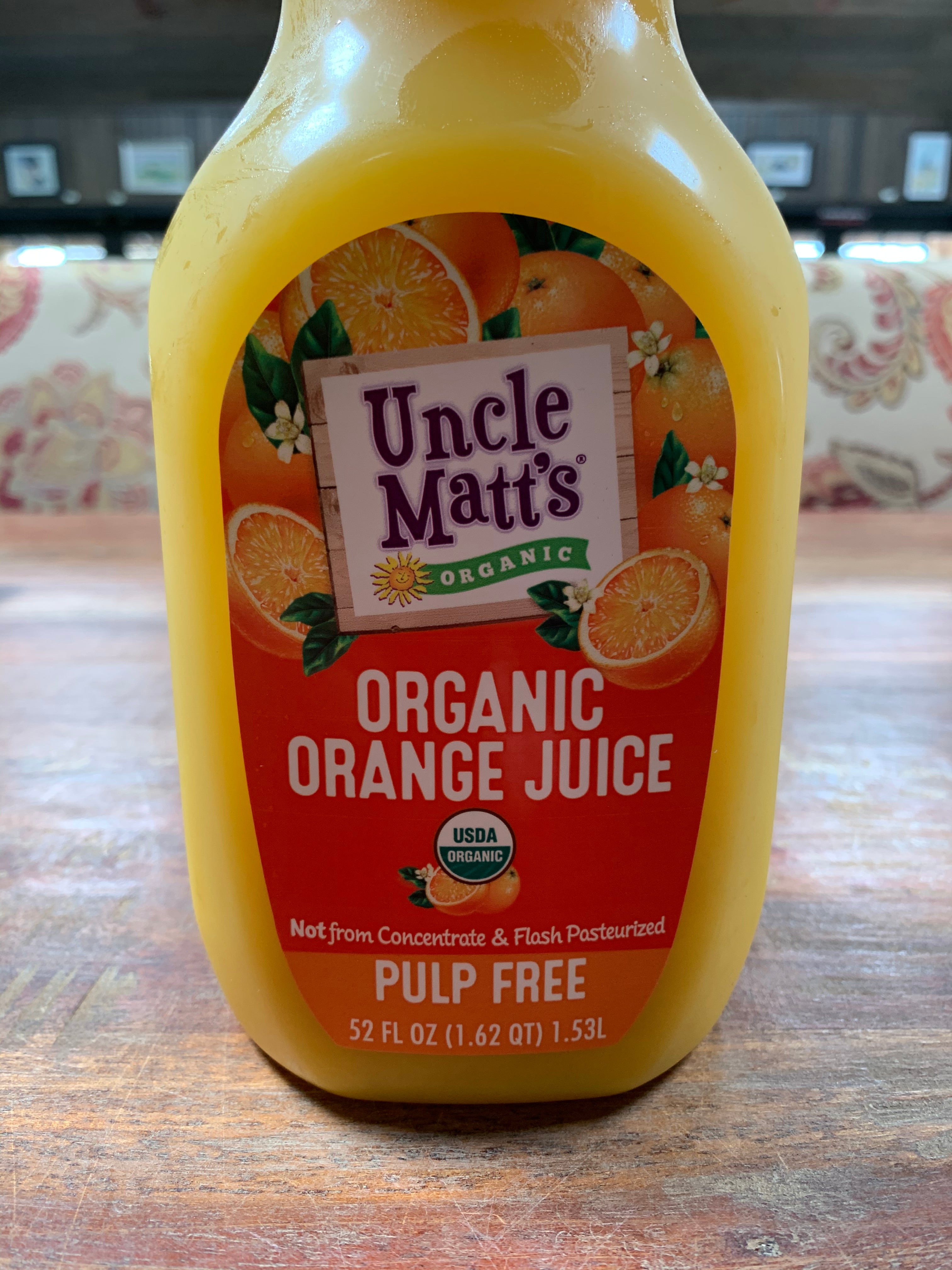 Juice, Uncle Matt's Organic Orange Juice, 52 oz. – Cecil Creek Farm