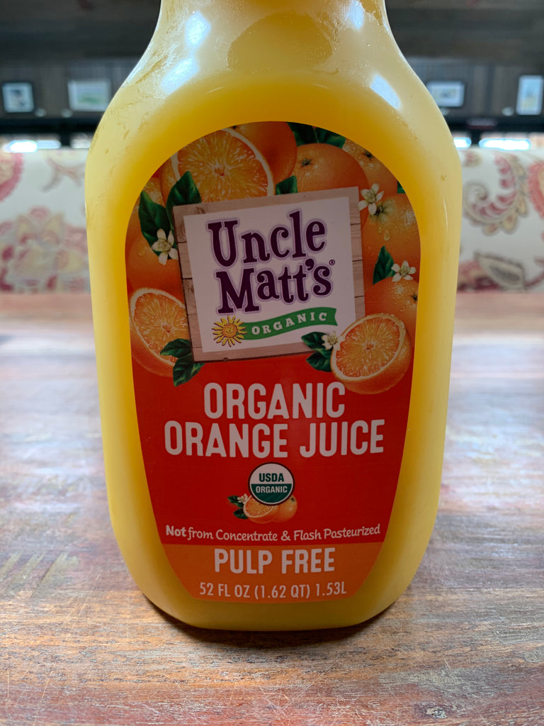 Juice, Uncle Matt's Organic Orange Juice, 52 oz.