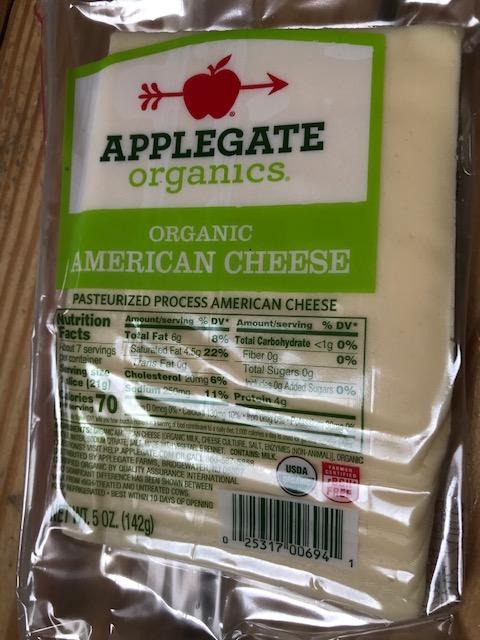 Dairy, Applegate Organic American Cheese Slices,5oz