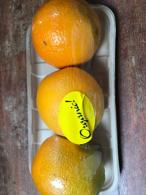 Fruit, Organic Oranges, Valencia,  3 lb bag