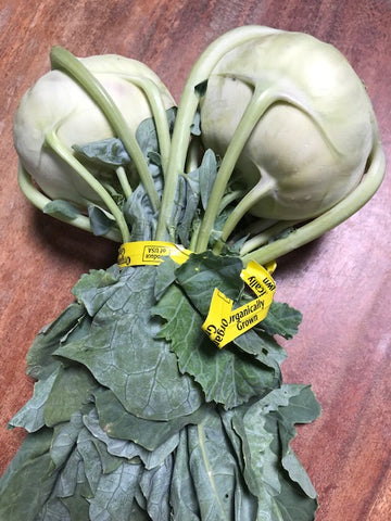 Produce, Organic Kohlrabi