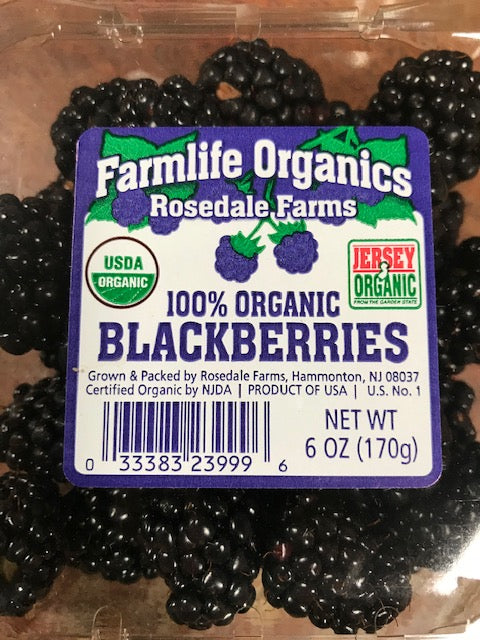 Fruit, Organic Blackberries, , Rosedale Farms NJ!