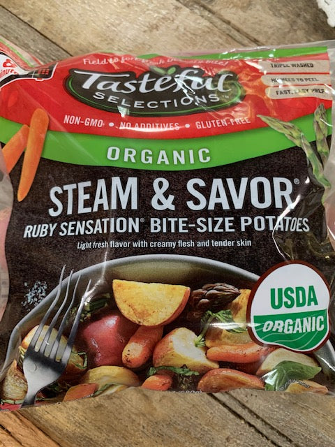Produce, Organic Ruby Sensation Microwaveable Potatoes, 24 oz bag